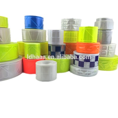 crystal lattice reflective tape for safety vest jacket